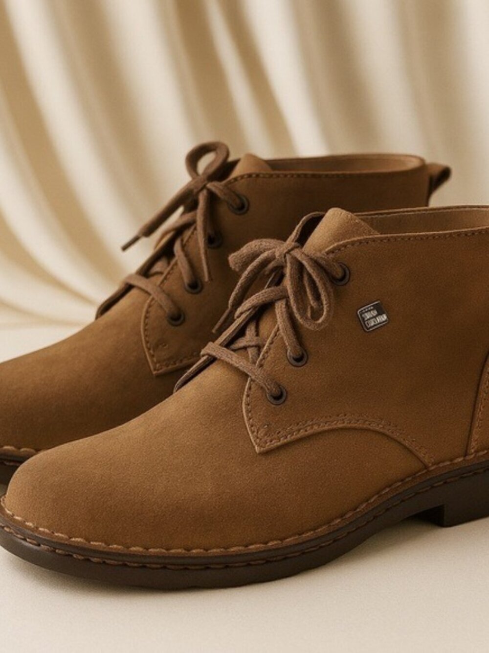 Finn Comfort Tan Nubuck Desert Boots Women’s 9 Granola Girl CabinCore Style
